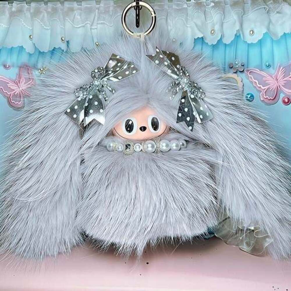 (62) Custom Handmade Labubu Zimomo Plush - High Quality Faux Fur